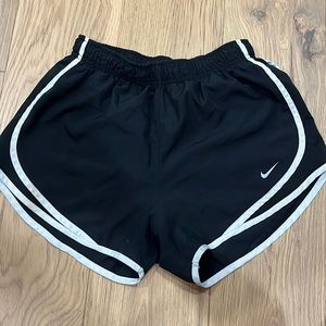 black nike shorts